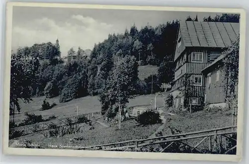 Wolfelsgrund Wolfelsgrund [Stempelabschlag] Haus Sonnenschein Wallfahrtskirche x / Tschechische Republik /Tschechische Republik