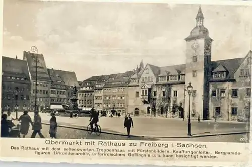 Freiberg Freiberg Obermarkt Rathaus  * / Freiberg /Mittelsachsen LKR