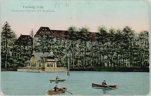 Freiberg Freiberg Schwanenschloesschen Kreuzteich x / Freiberg /Mittelsachsen LKR