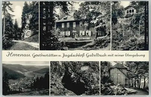 Ilmenau Ilmenau Jagdschloss Gabelbach x / Ilmenau /Ilm-Kreis LKR