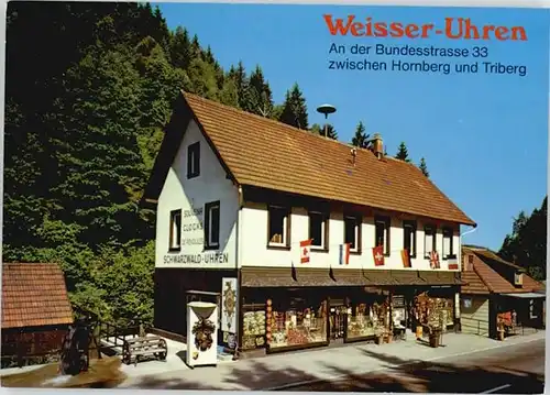 Triberg Triberg Weisser Uhren * / Triberg im Schwarzwald /Schwarzwald-Baar-Kreis LKR