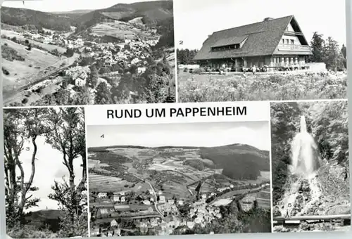 Pappenheim Pappenheim Heuberghaus Trusetaler Wasserfall x / Pappenheim /Weissenburg-Gunzenhausen LKR