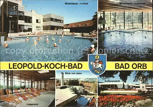 Bad Orb Spessart Mineralsole Freibad  Hallenbad Kat. Bad Orb