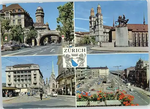 Zuerich Zuerich Urania Sternwarte Hans Waldmann Denkmal  * / Zuerich /Bz. Zuerich City