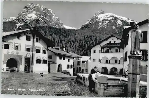 Scuol Scuol Schuls Margna Platz x / Scuol /Bz. Inn