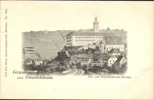 Gundelsheim Wuerttemberg Gundelsheim Wasserheilanstalt Hornegg * / Gundelsheim /Heilbronn LKR