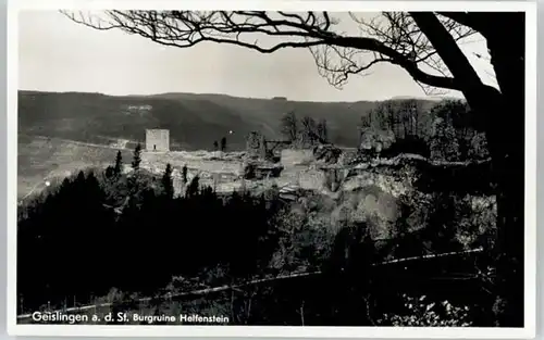 Geislingen Geislingen Burgruine Helfenstein * / Geislingen an der Steige /Goeppingen LKR