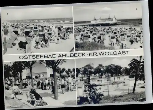 Ahlbeck Ostseebad Insel Usedom Ahlbeck Seebad Strand x / Heringsdorf Insel Usedom /Ostvorpommern LKR