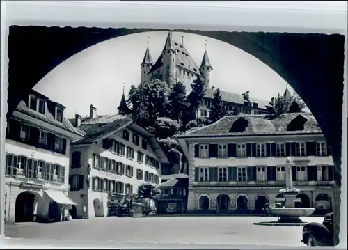 Thun Thun Rathausplatz Schloss  * / Thun /Bz. Thun