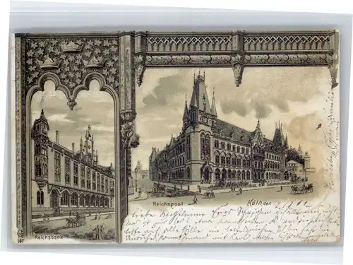 Koeln Koeln Reichsbank Post x / Koeln /Koeln Stadtkreis