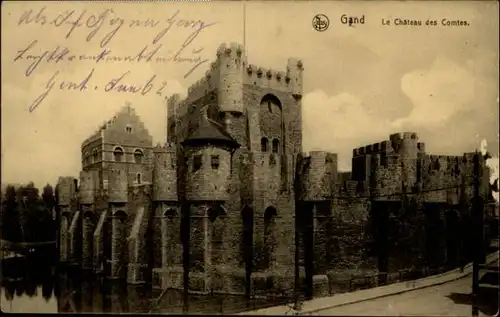 Gand Belgie Gand Chateau comtes x /  /