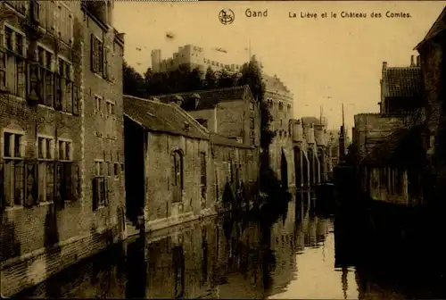 Gand Belgie Gand Lieve Chateau Comtes x /  /