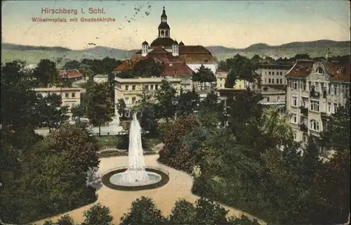 Hirschberg Schlesien Wilhelmsplatz Gnadenkirche x
