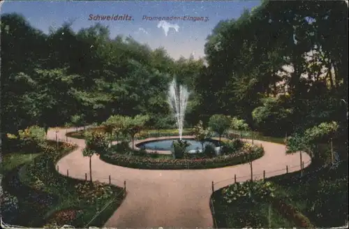 Schweidnitz Garten Brunnen x