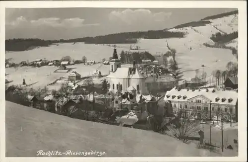 Rochlitz Riesengebirge Kirche Winter *
