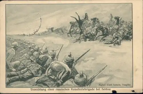 Soldau Vernichtung Russischen Kavalleriebrigade x