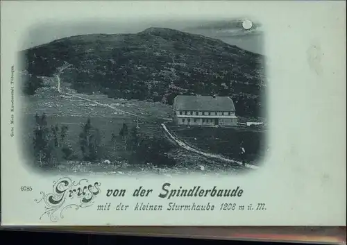 Spindlerbaude Spindlerbaude Sturmhaube Mondscheinkarte * /  /