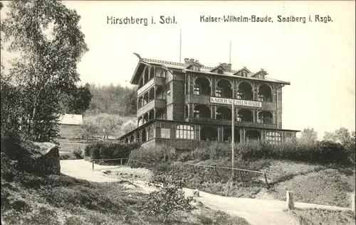 Hirschberg Schlesien Hirschberg Schlesien Kaiser-Wilhelm-Baude Saalberg Riesengebirge x /  /