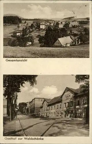 Grosshain Kreis Waldenburg Schlesien Gasthof zur Waldschaenke x