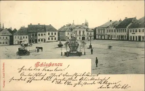 Schluckenau Schluckenau Kutsche Brunnen x /  /