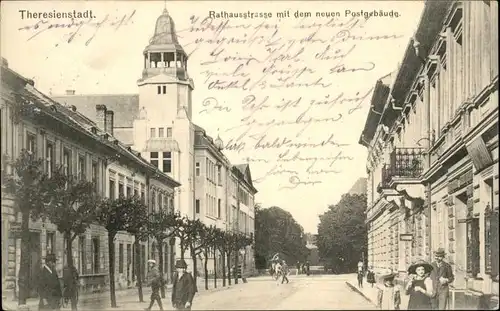 Theresienstadt Theresienstadt Rathausstrasse Post x /  /