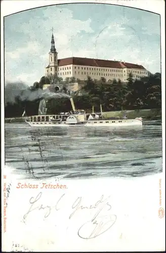 Tetschen Schiff Schloss  x