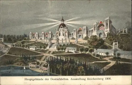 Reichenberg Deutschboehmische Ausstellung Hauptgebaeude x