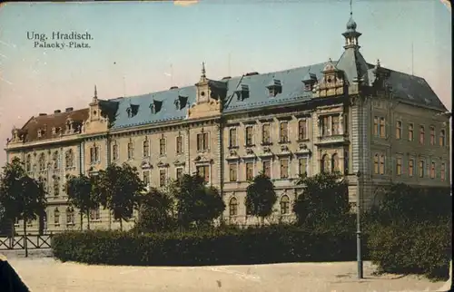 Ungarisch-Hradisch Palacky Platz Goldfensterkarte x