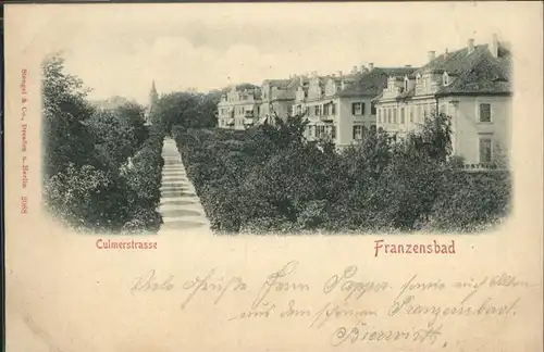 Franzensbad Culmerstrasse / Polen /Polen