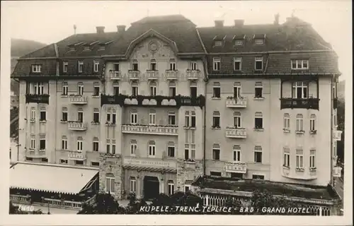 Kupele Trenc Teplice Bad Grand Hotel  *