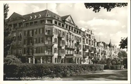Franzensbad Hotel Koenigsvilla Cartellieri Strasse *