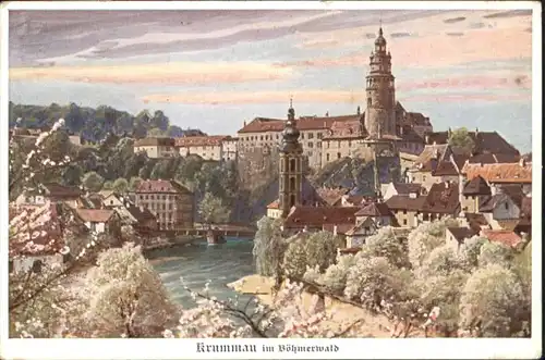 Krummau Schloss Boehmerwald *