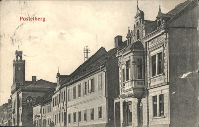 Postelberg x Nr. wu94483 oldthing Ansichtskarten ehm. Tschechoslowakei