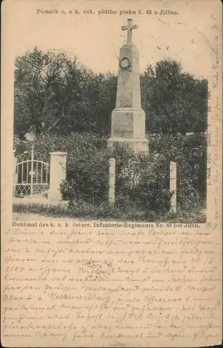 Pomnik Denkmal Infantrie Regiment x