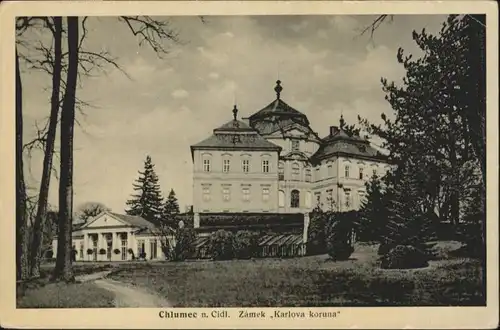 Chlumee Schloss Karlova koruna x