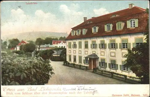 Bad Liebwerda Schloss Brunnenplatz Tafelfichte x