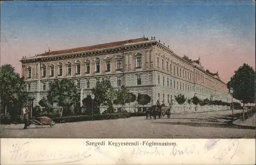 Szegedi Kegyesrendi Szegedi Kegyesrendi Schule Lunakarte Nr. 20561 x /  /