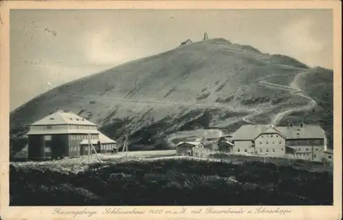 Schlesierhaus Riesenbaude Schneekoppe Riesengebirge x