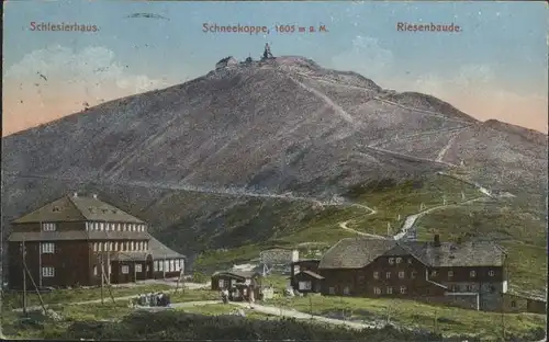 Schlesierhaus Riesenbaude Riesengebirge x