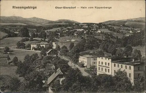 Ober-Giersdorf Riesengebirge Hain KippenbergHotel zur Kippe x
