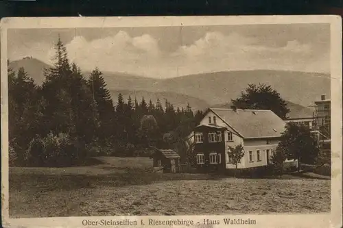 Ober-Steinseiffen Riesengebirge Haus Waldheim *