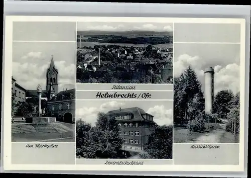 Helmbrechts Helmbrechts Marktplatz Zentralschulhaus Aussichtsturm * / Helmbrechts /Hof LKR