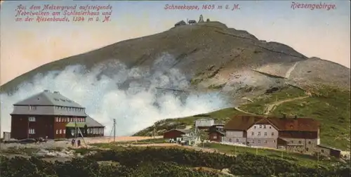 Riesenbaude Riesengebirge Schneekoppe Schlesierhaus *