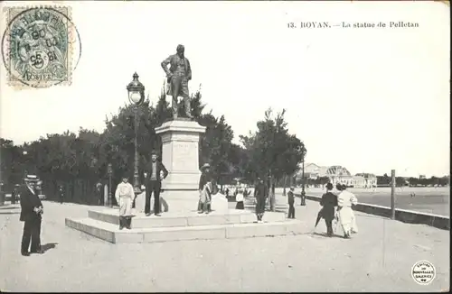 Royan la Statue de Pelletan x