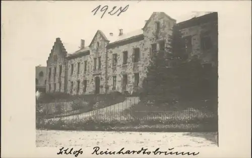 Schloss Reinhardtsbrunn [handschriftlich]  *