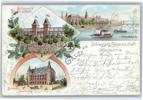 Offenbach Offenbach Schloss Isenburg Schlossers Liegenschaft x /  /