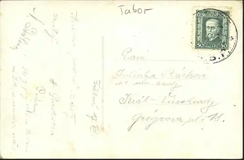 Tabor Tabor [Handschriftlich] Rebon Ronickova Brana Kutsche x / Polen /Polen
