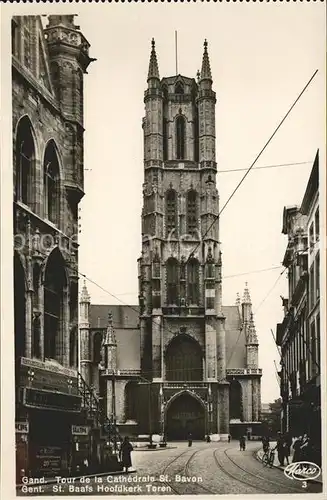 Gand Belgie Tour de la Cathedrale St Bavon Kat. 