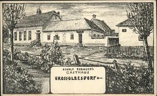 Grossolbesdorf Rudolf Gebauers Gasthaus  / Polen /Polen
