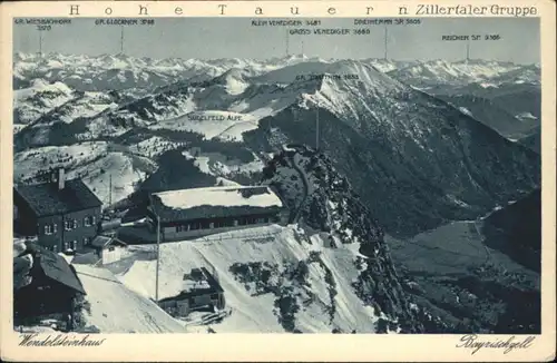 Wendelstein Wendelsteinhaus
Hohe Tauern
Zillertal-Gruppe / Bayrischzell /Miesbach LKR